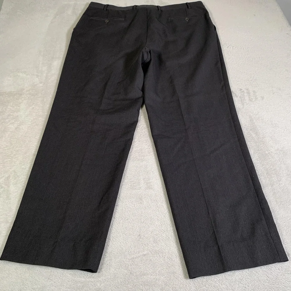 Canali Proposta Pants Mens 40x30 (Tag IT 58) Gray Wool Dress Classic Italy FLAWS